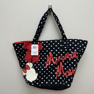 NWT Minnie Mouse Cloth Tote Bag - Authentic Disney Parks Merch